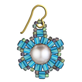 Miyuki Twisted Bugle Earring Instructions